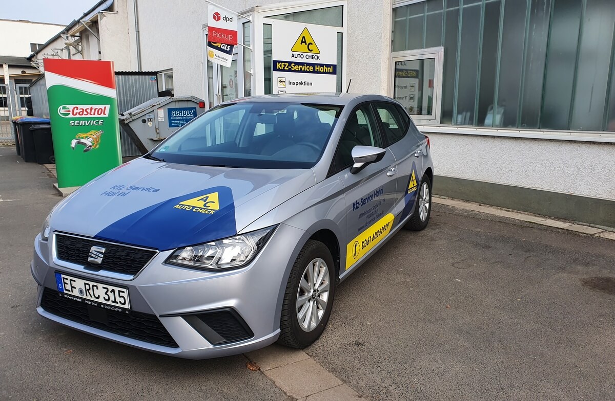 Werkstattersatzwagen bei Kfz-Service Hahnl in Erfurt